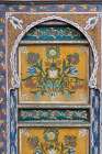 Fes-Morocco Hand painted door panel in with floral design Art Print